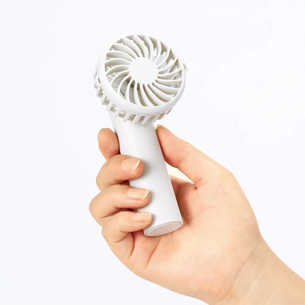 日傘にもつけられるクリップ付ハンディファン