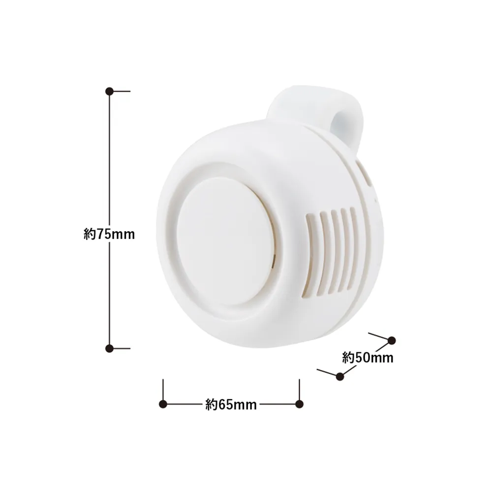 360度回転クリップファン