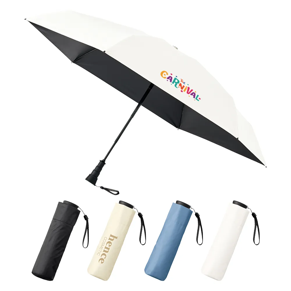 のびるハンドル5段遮光折りたたみ傘