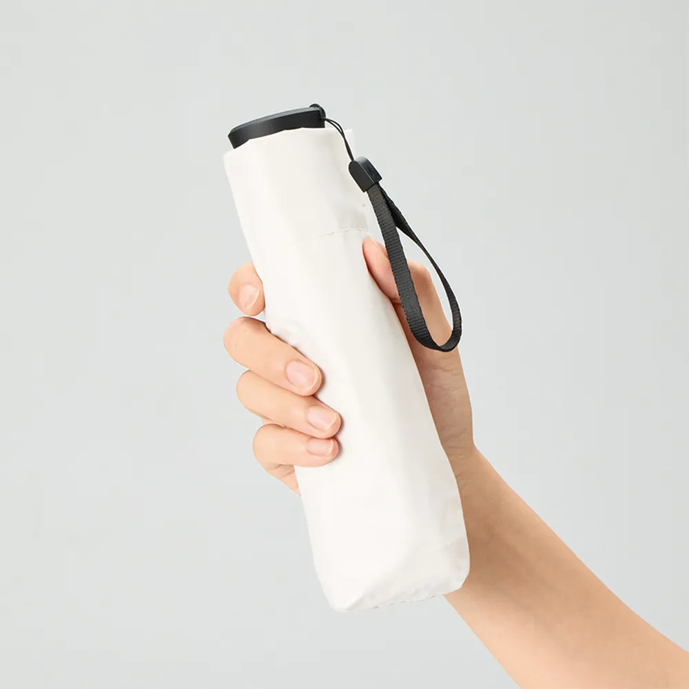 のびるハンドル5段遮光折りたたみ傘