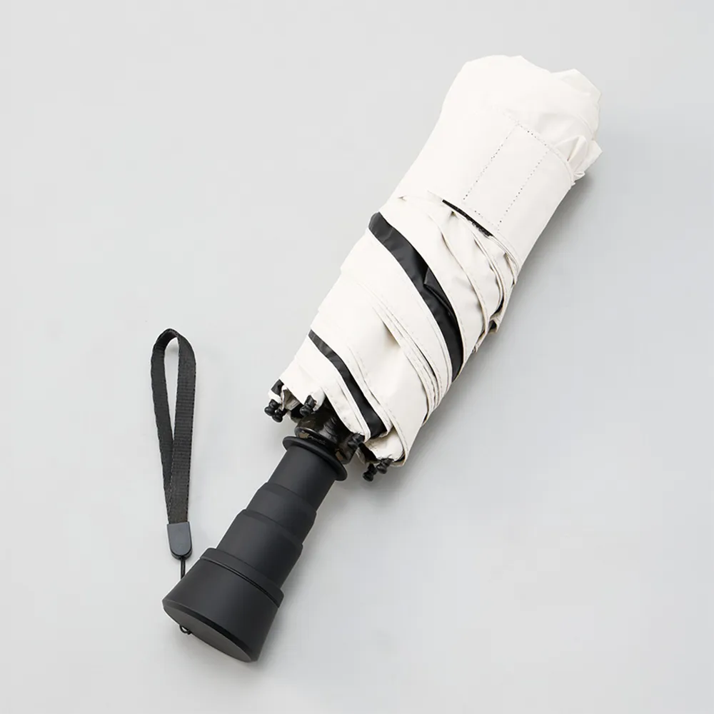 のびるハンドル5段遮光折りたたみ傘