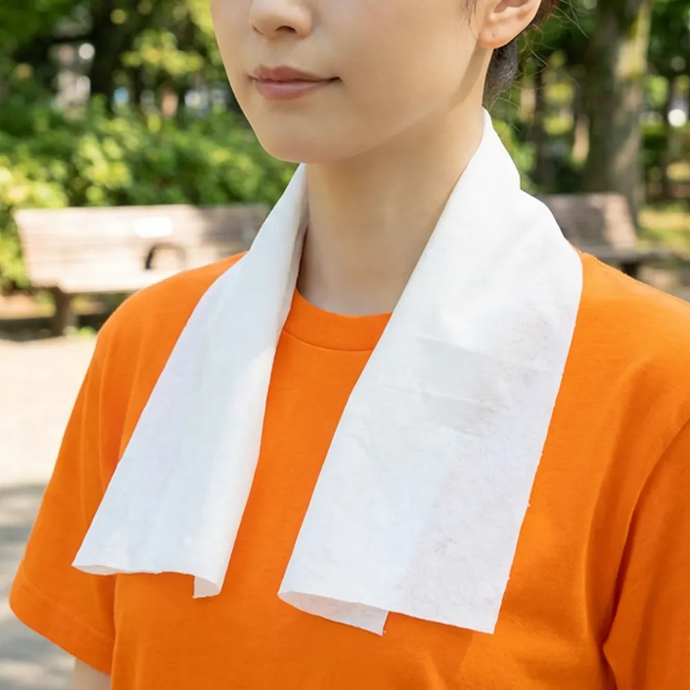 暑熱対策用バケツウェット 首かけロングタオル詰替用(既製品)