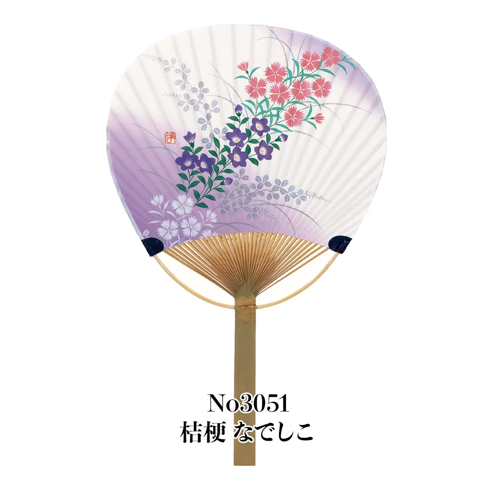 名入れ竹うちわ(唐月)