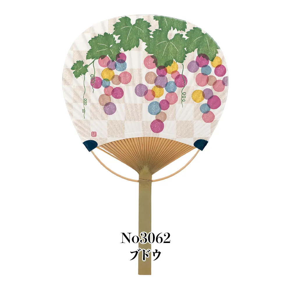 名入れ竹うちわ(唐月)