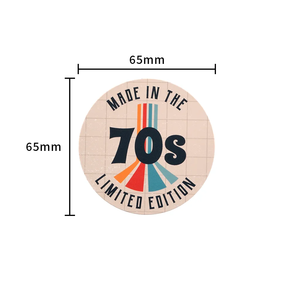 マグネットシート 直径65mm(短納期)