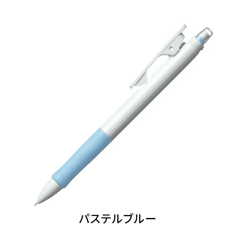 パティントシャープペンシル白軸 0.5mm QRコード印刷