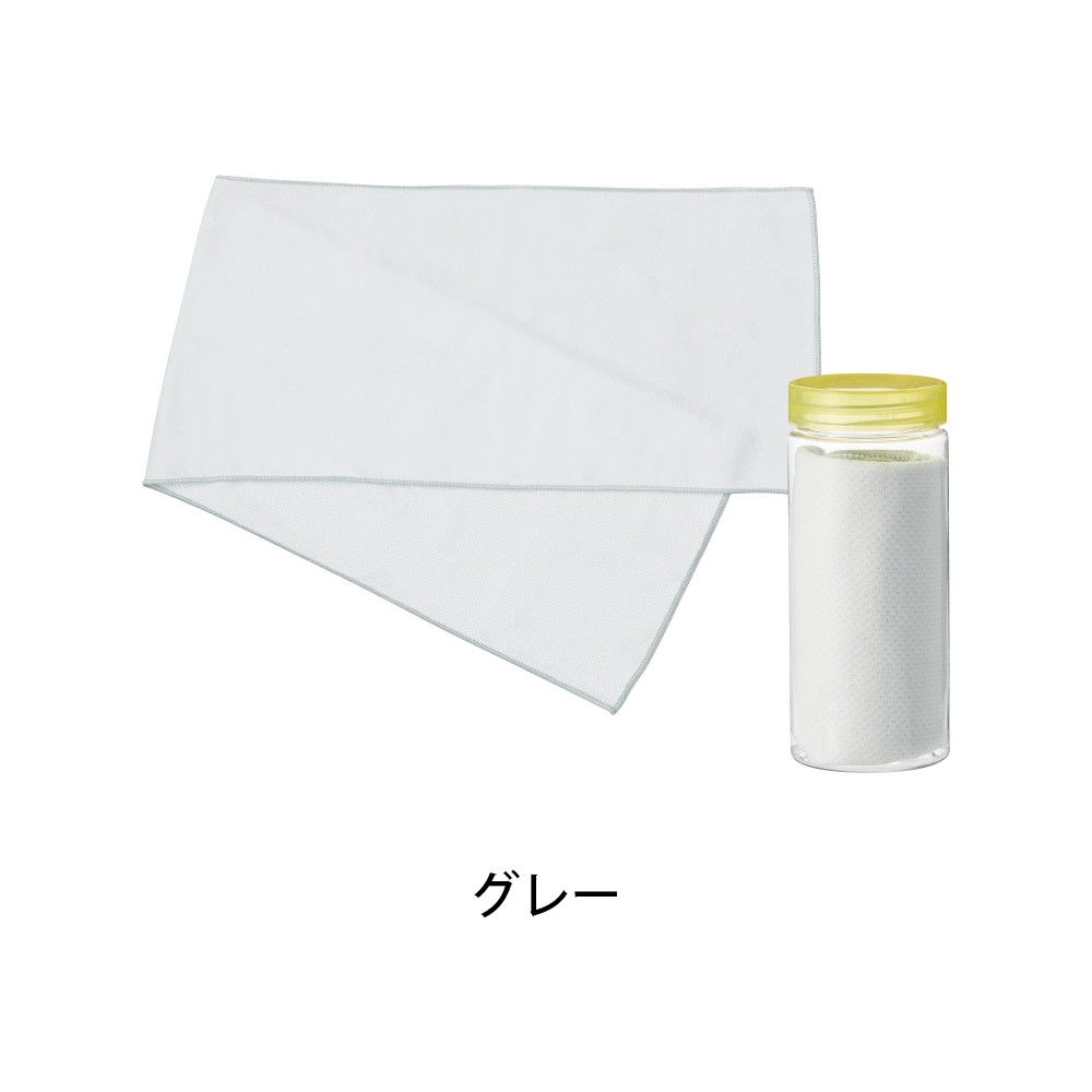 ひんやりクール ボトル入タオル