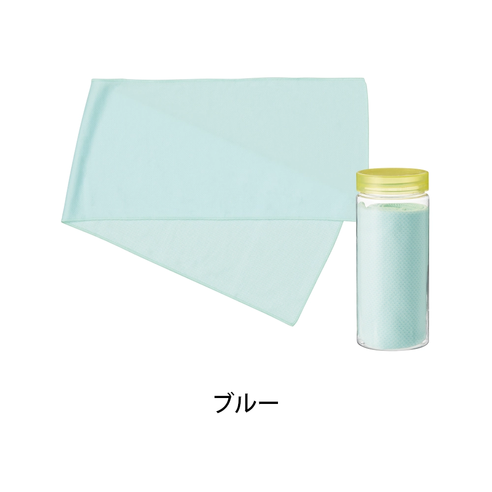 ひんやりクール ボトル入タオル