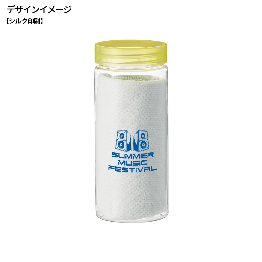 ひんやりクール ボトル入タオル