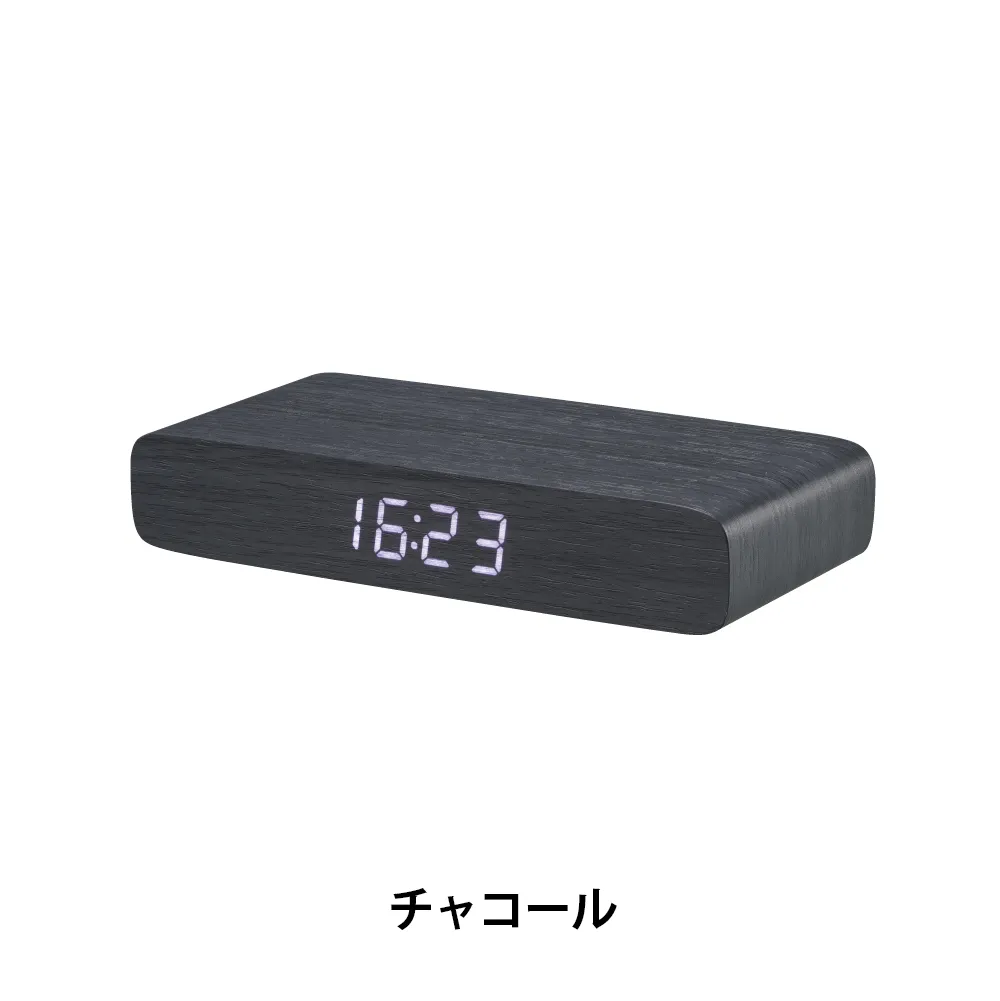 ウッドワイヤレスチャージャークロック(10W)