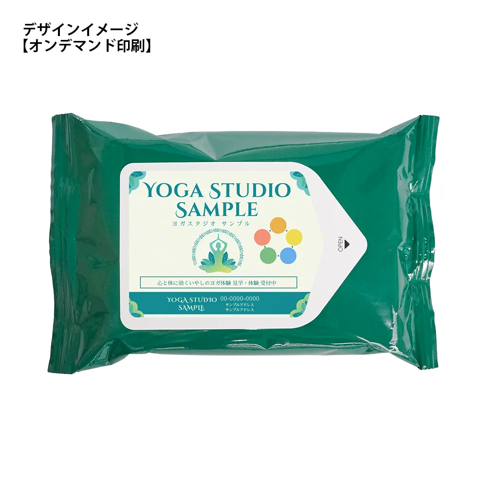 さらさらパウダーin CICA汗ふきシート(シール貼り)