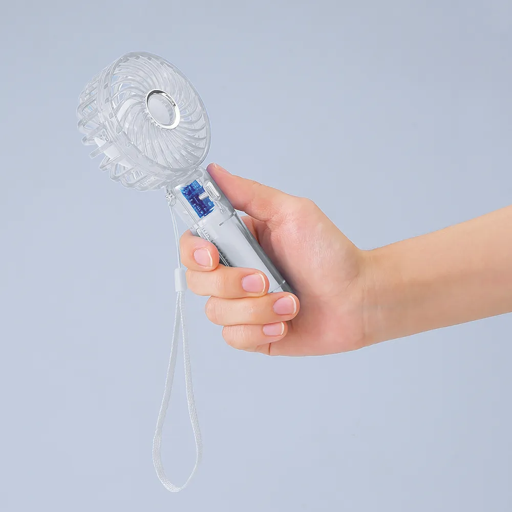 クリアハンディファン(ストラップ付き)(既製品)