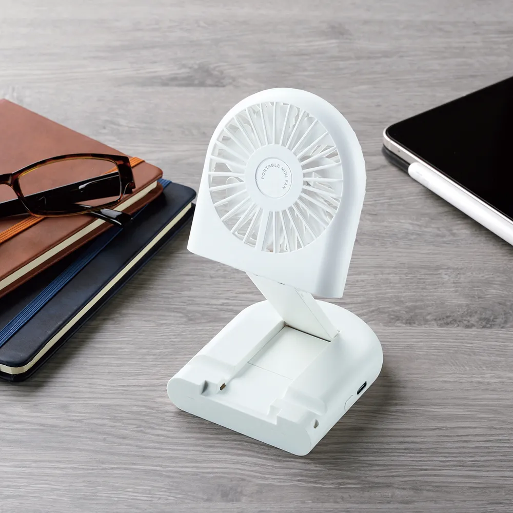 充電式3WAYフォールディングファン(ネックストラップ付き)(既製品)