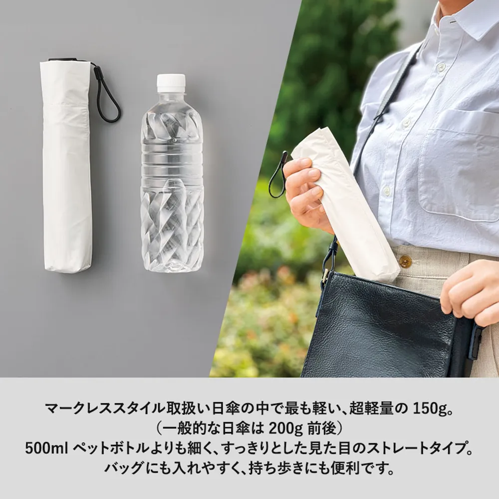 超軽量スリム遮光折りたたみ傘