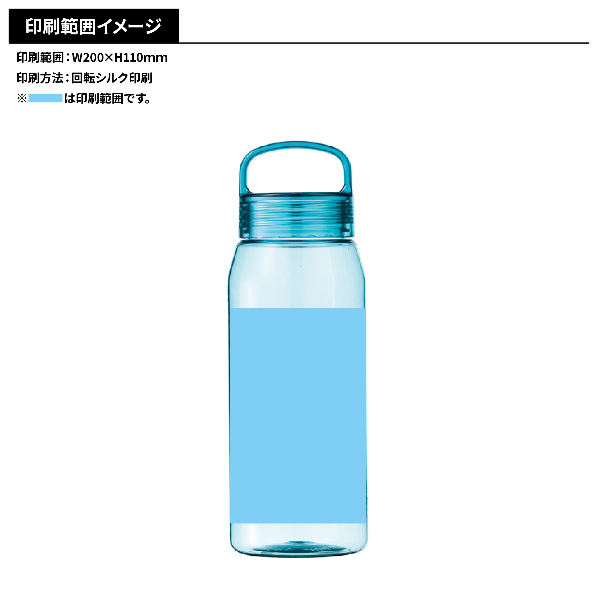 トライタン　クリアボトル650ml