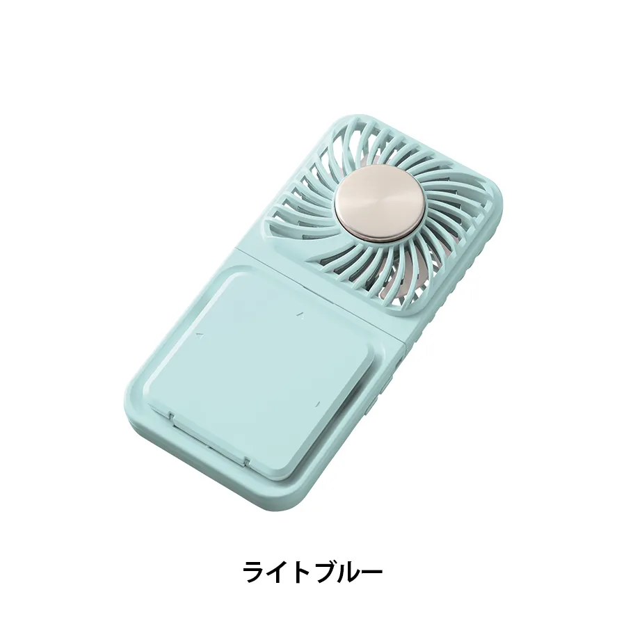 スマホスタンド付冷却プレートUSBファン