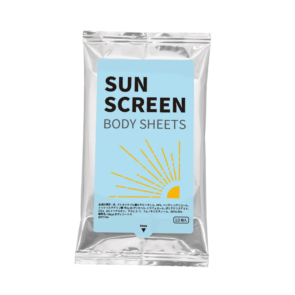 BODY SHEETS SUN SCREEN
