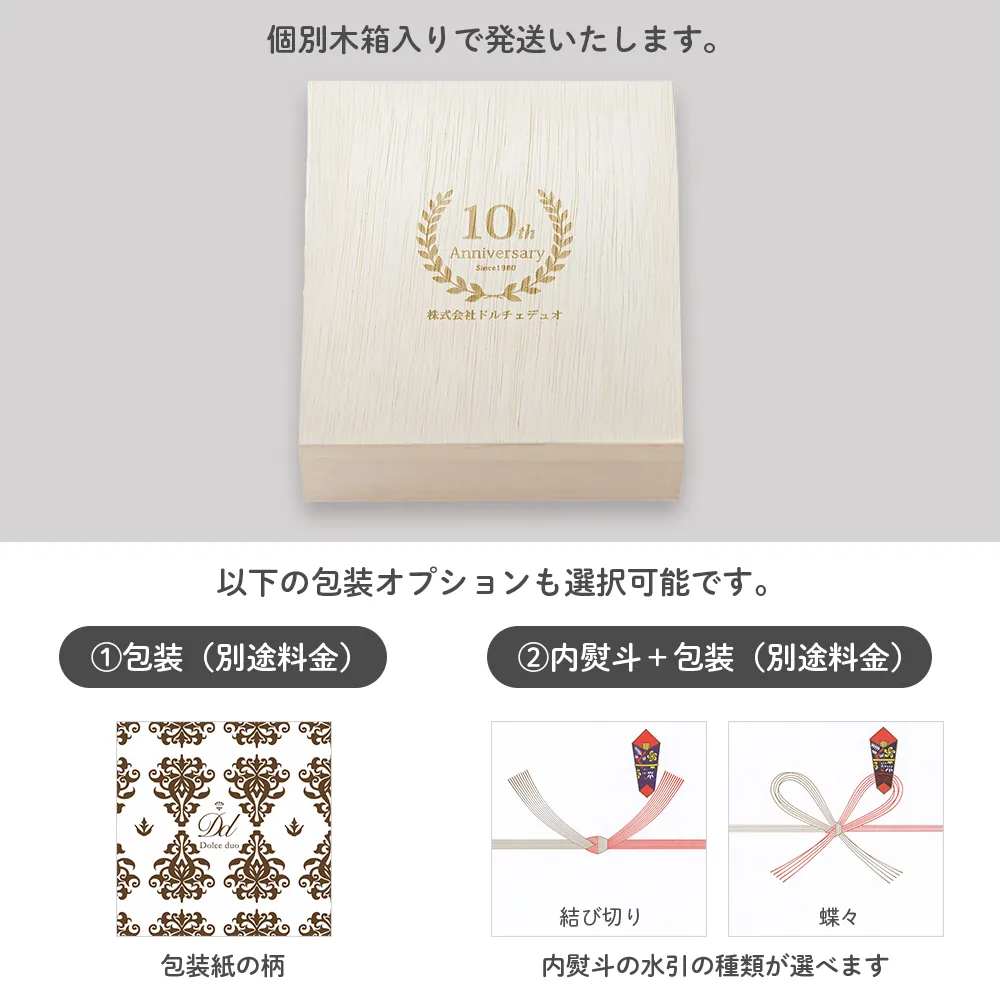 木箱入りバウムクーヘン