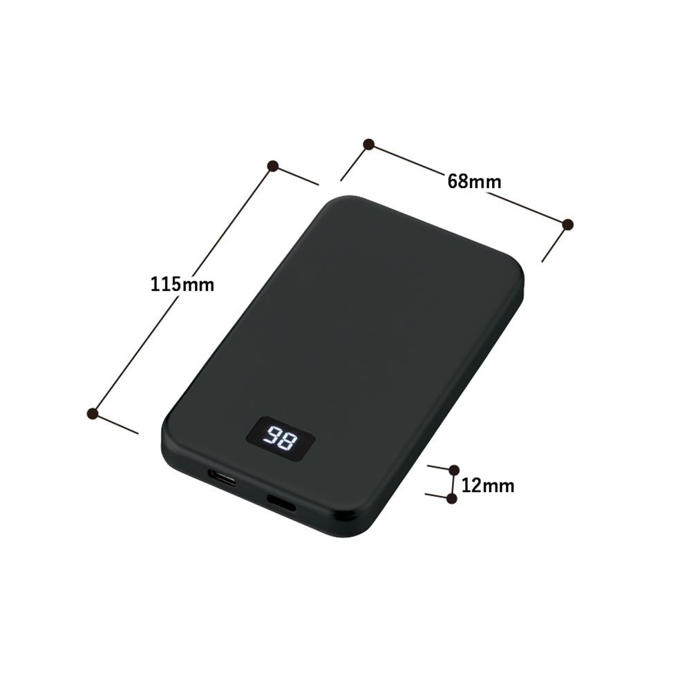 マグネット対応モバイルチャージャー5000(凖固体使用)