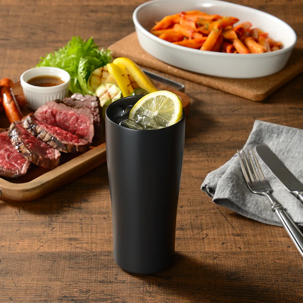 真空二重セラミックコートタンブラー450ml