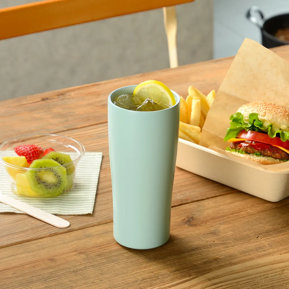 真空二重セラミックコートタンブラー450ml
