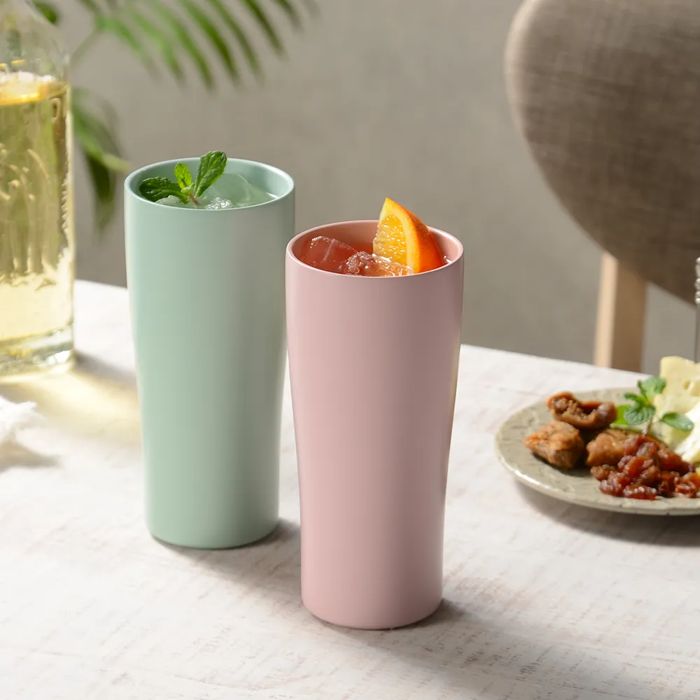 真空二重セラミックコートタンブラー450ml