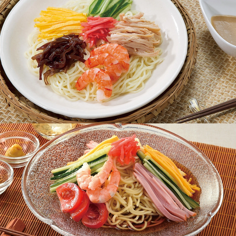 至福の逸品　極旨生麺　冷し中華食べ比べ4食組