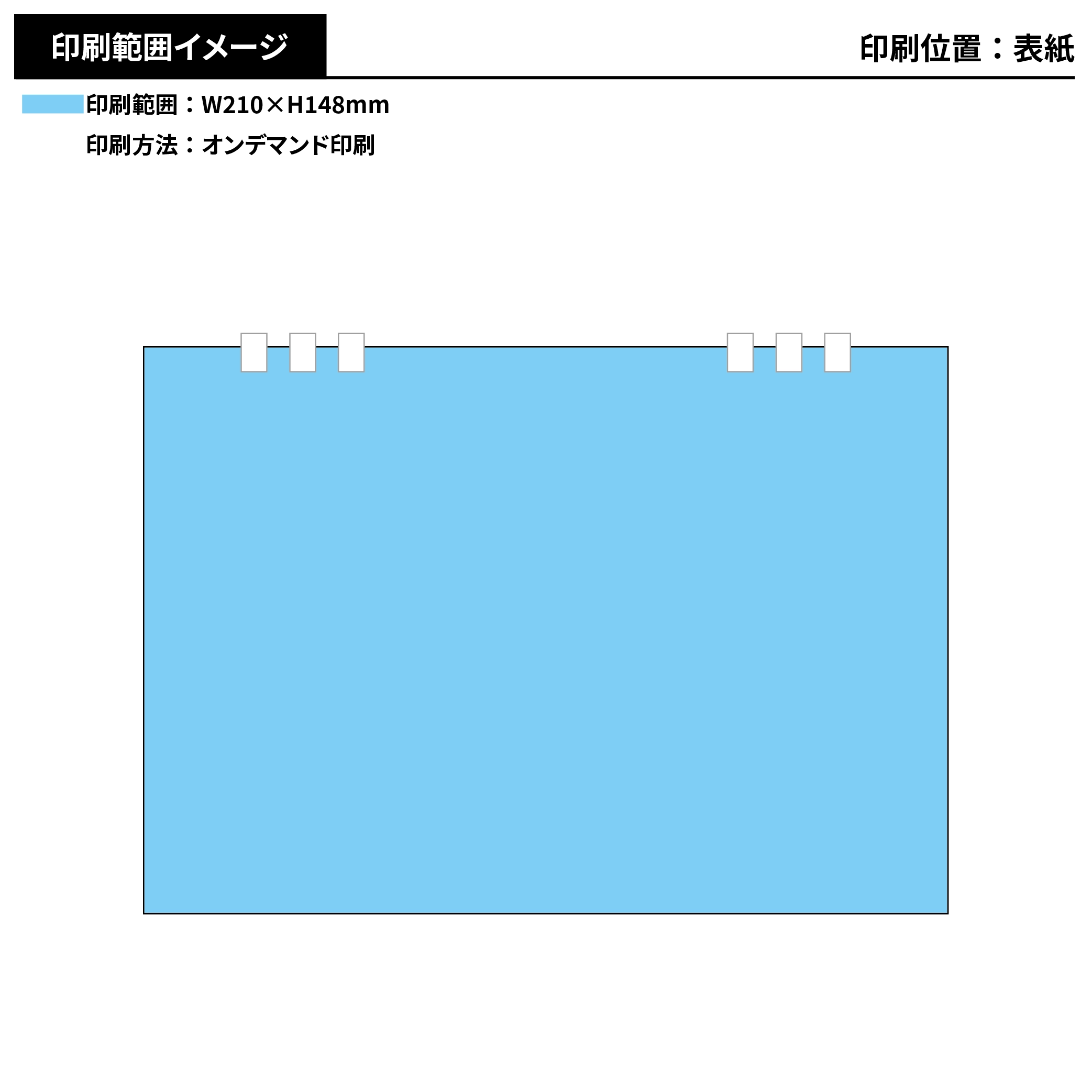 ラージエコカレンダー表紙･台紙オリジナルフルカラー(IW106)