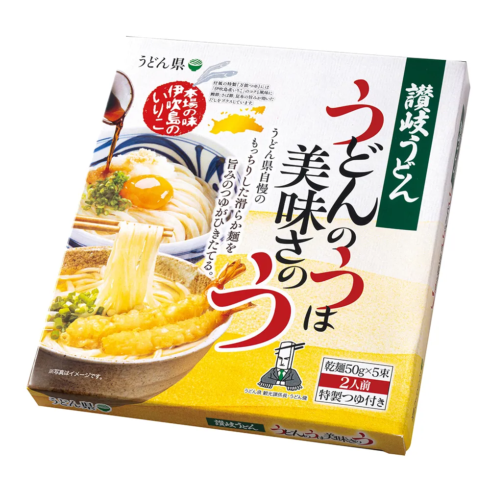 うどん県　讃岐うどん5束つゆ付