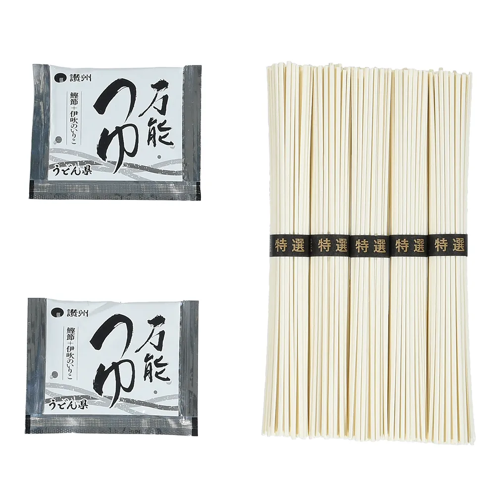 うどん県　讃岐うどん5束つゆ付