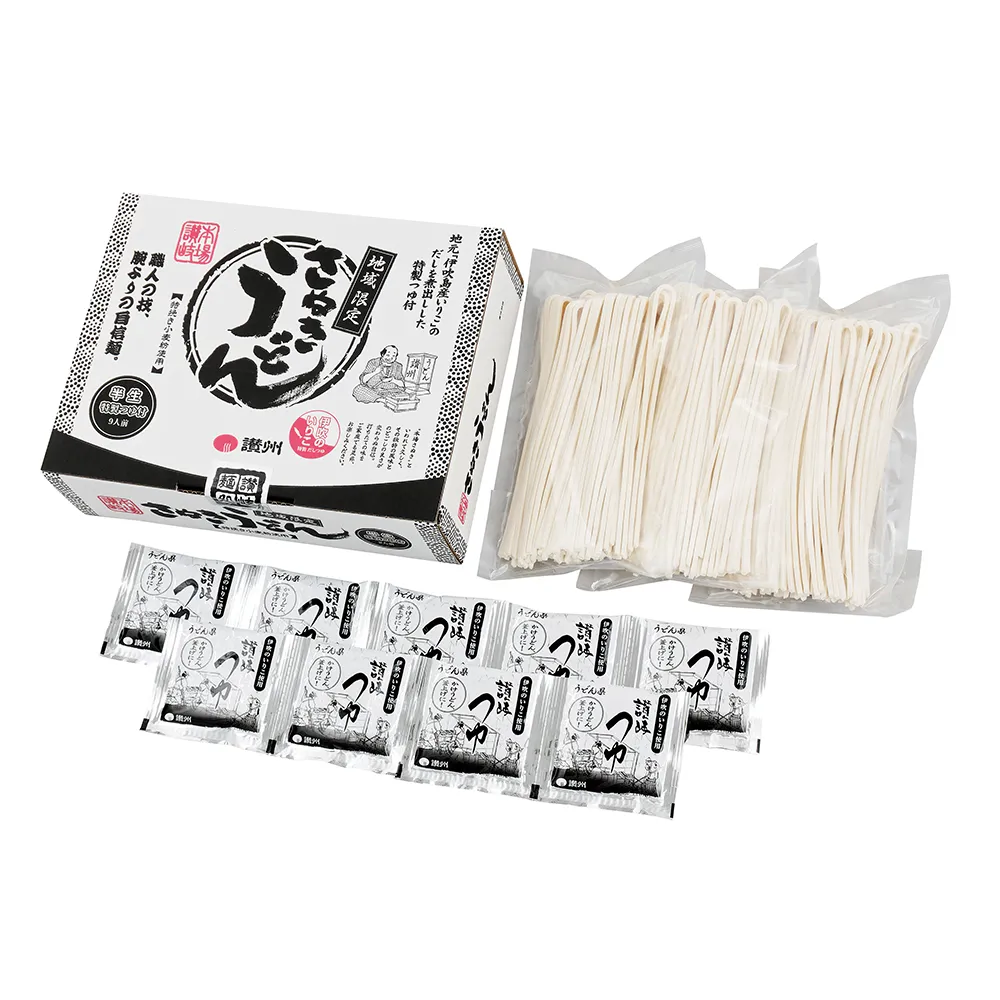 讃岐半生うどん9人前　特製つゆ付
