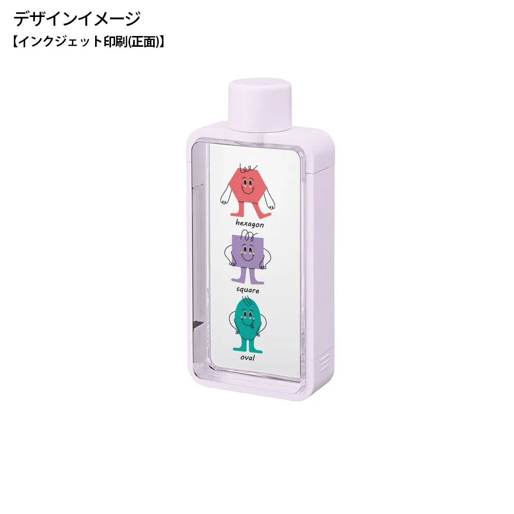 フレームスクエアボトル【販促花子ノベルティ】