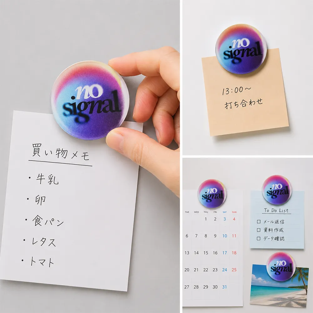 アクリルマグネット丸型　直径50mm(短納期)