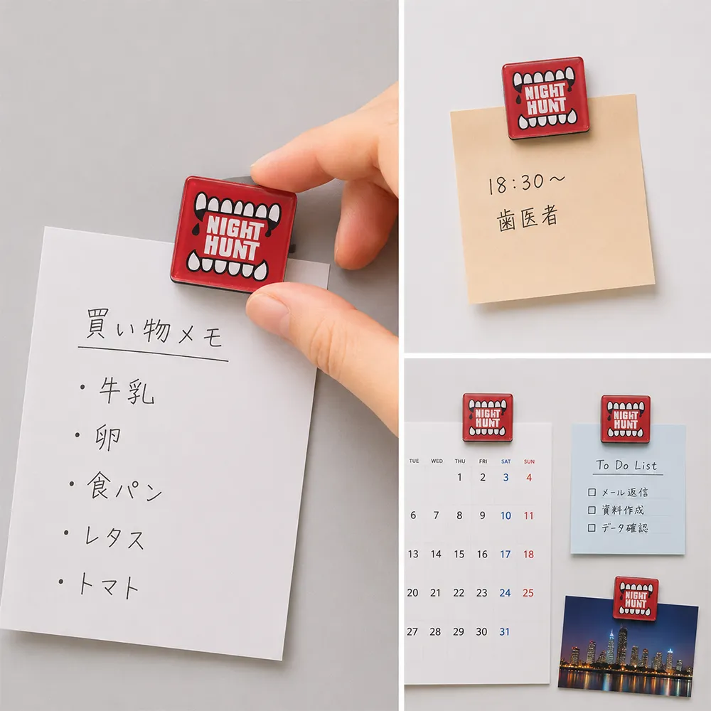 アクリルマグネット四角型　W30×H30mm(短納期)