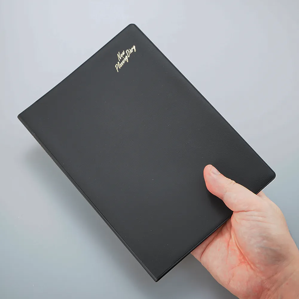 ダイアリーA5(見開き1ヶ月)(黒)