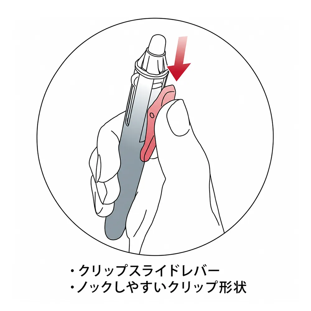 フリクションボールスイッチ(フリクション0.5mm＋油性0.7mm)