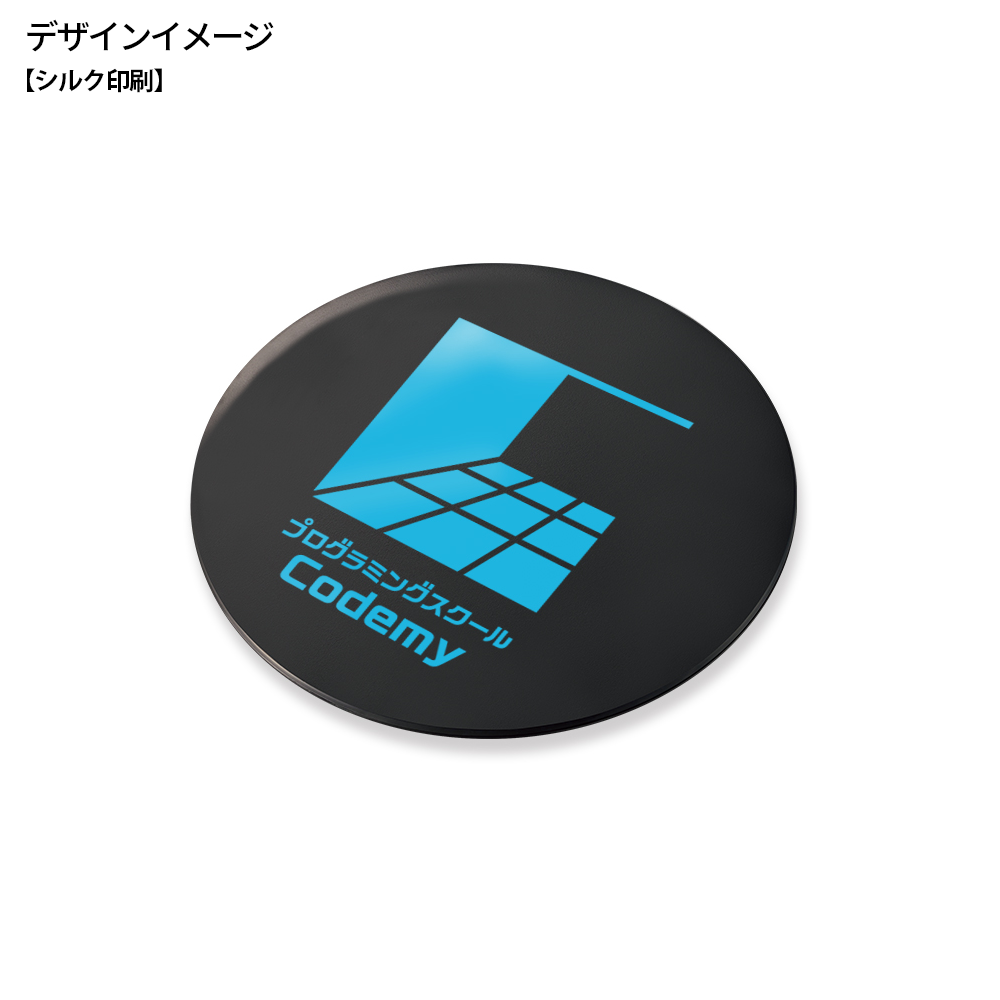 全面印刷できるワイヤレス充電器　ラウンド10W