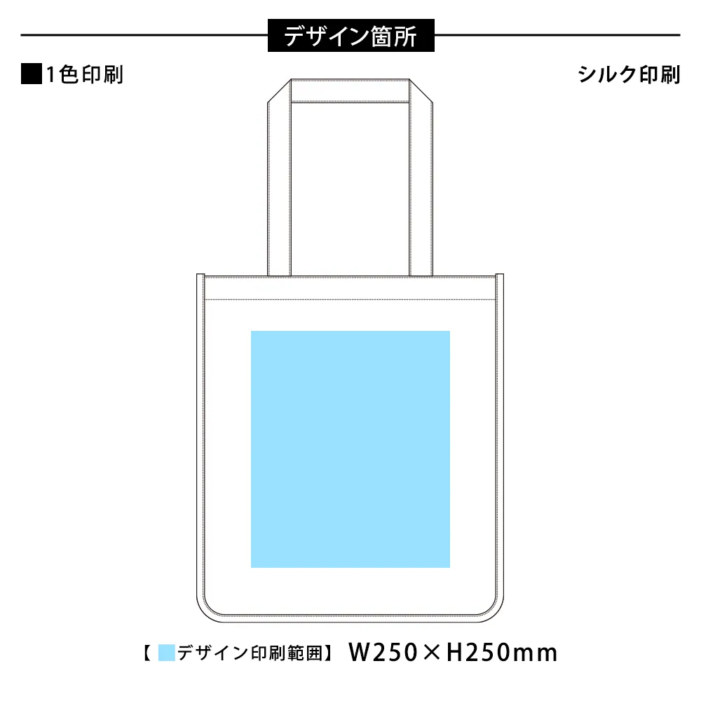 キャンバスホリデースクエアトート仕切りポケット付ナイトブラック