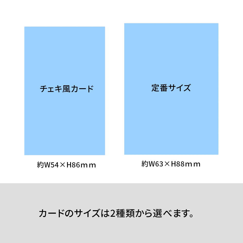 トレーディングカード(艶なし)