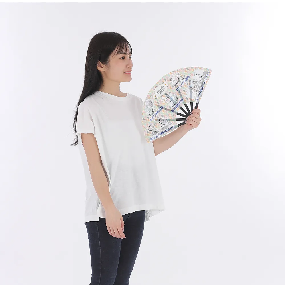 オリジナルプラスチック扇子