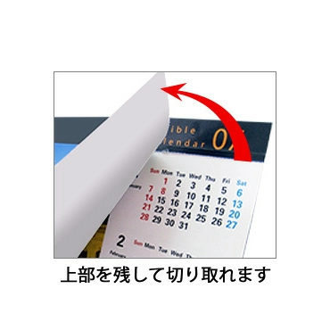 大ロット対応　オリジナル壁掛小型カレンダー(A4タイプ)