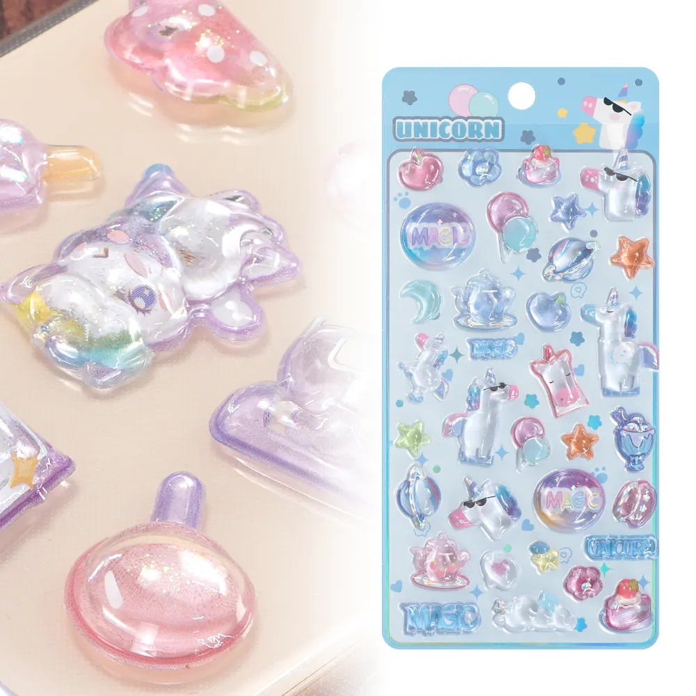 ぷっくり立体シール