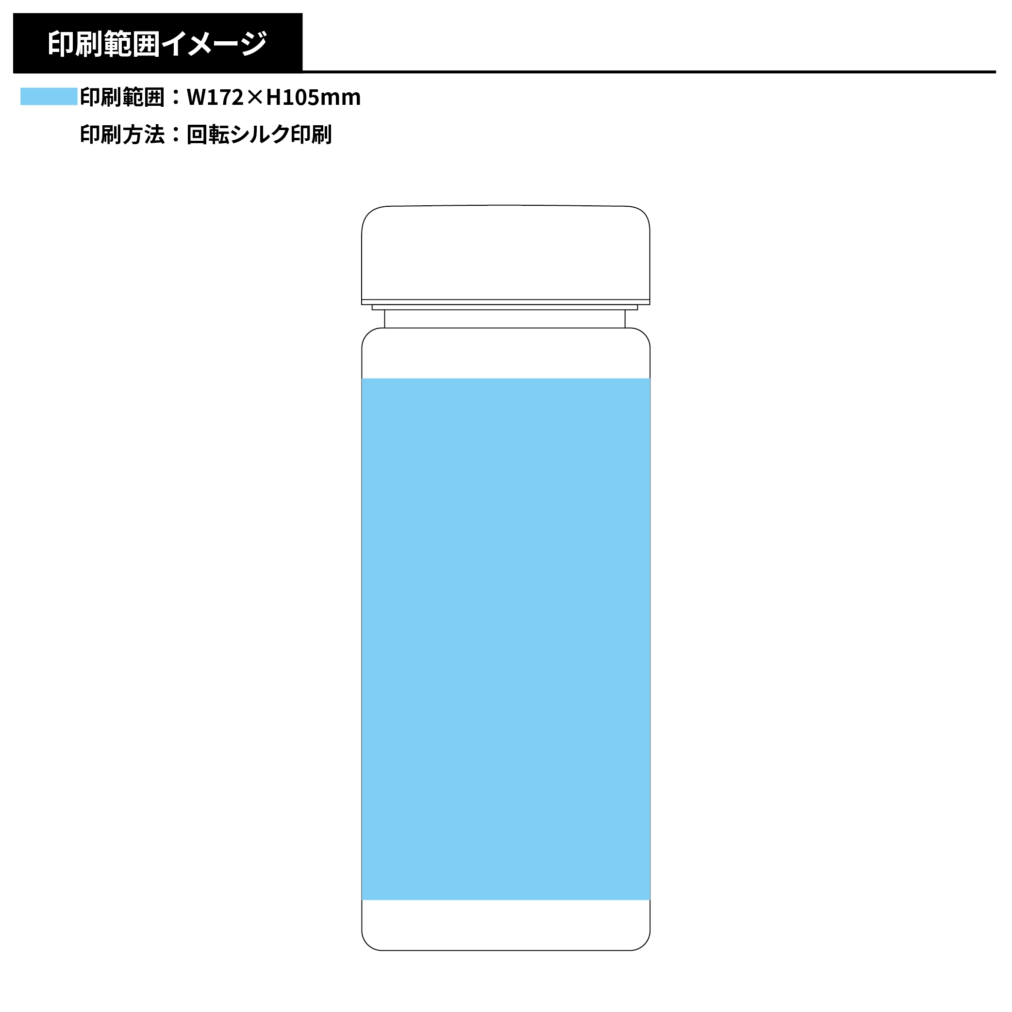 スリムクリアボトル(S)