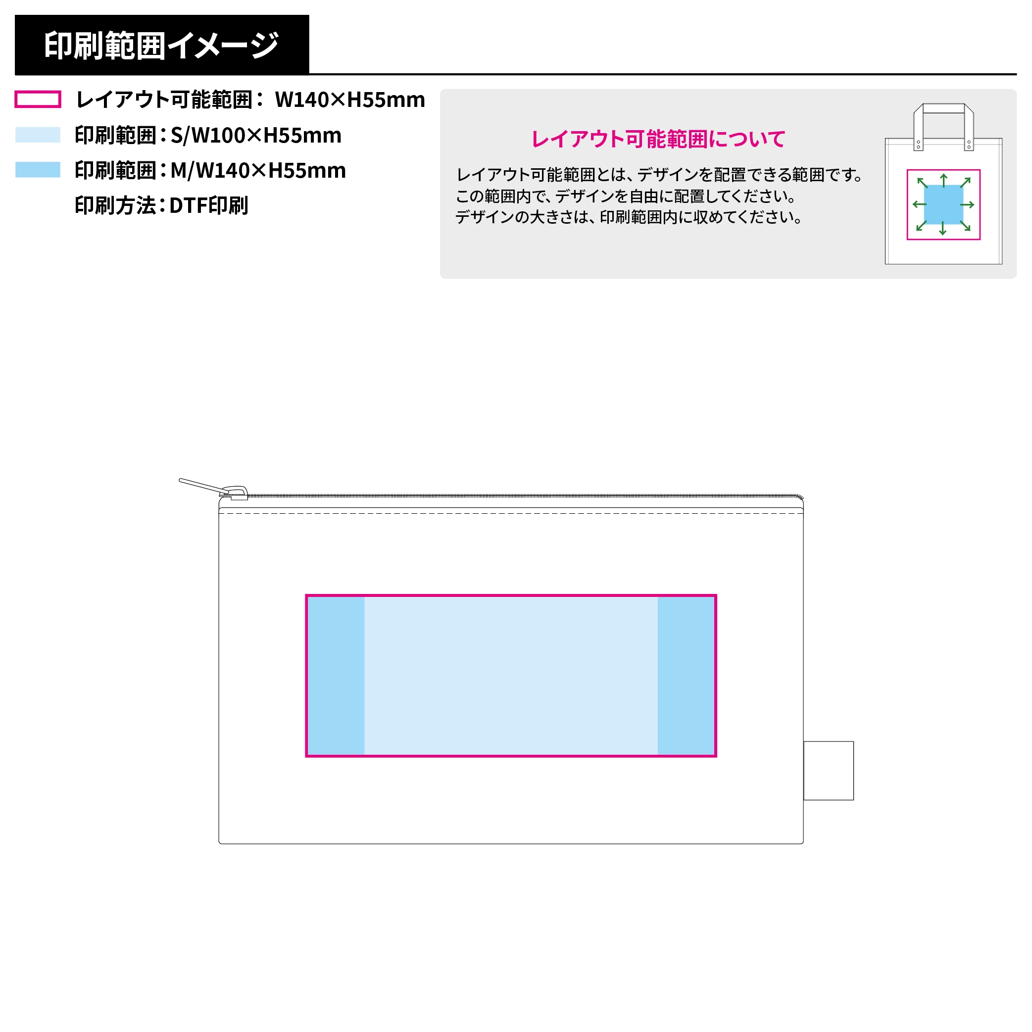 オーガニックコットンキャンバスフラットポーチ(S)ナチュラル