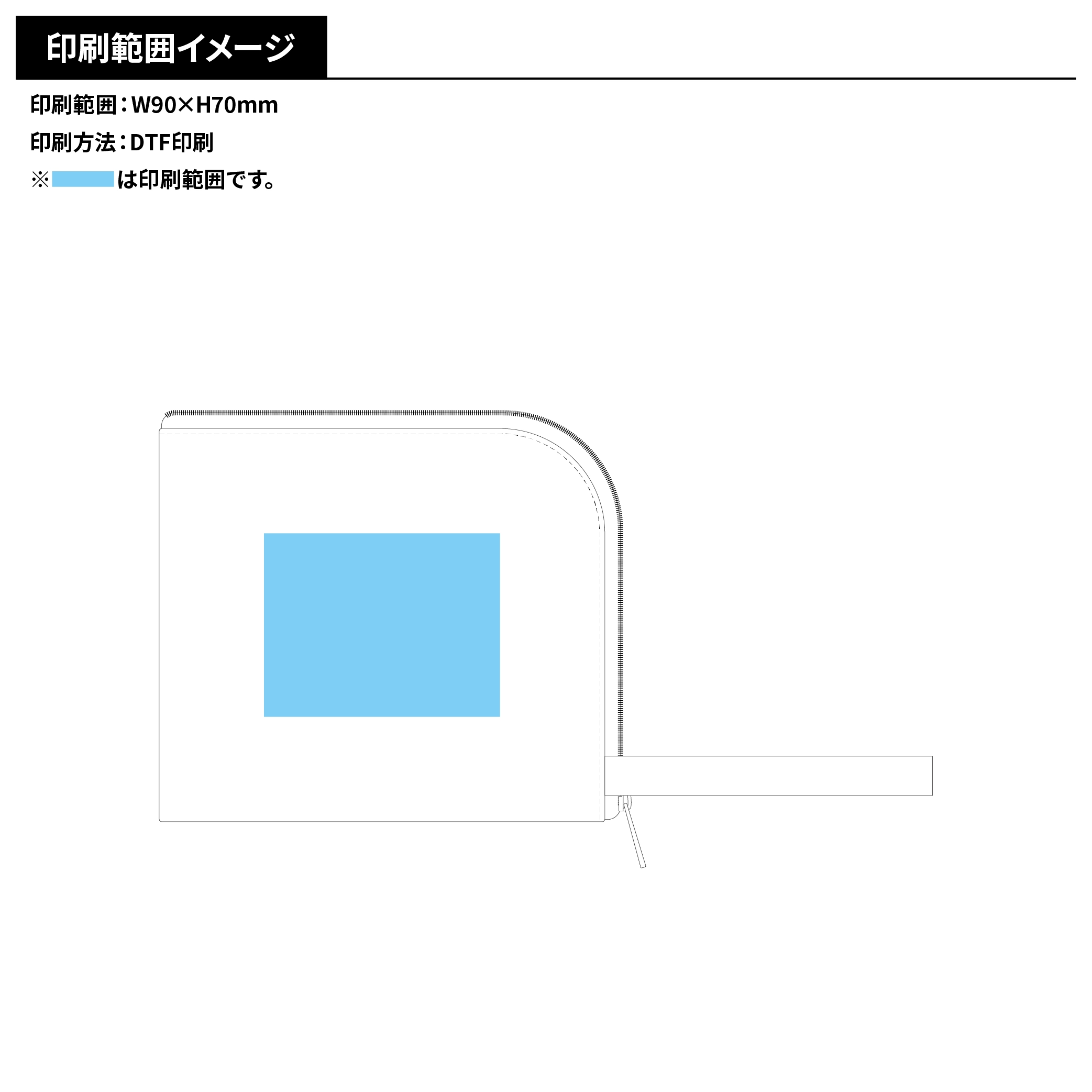 キャンバスL字ファスナーフラットポーチ(S)カラー