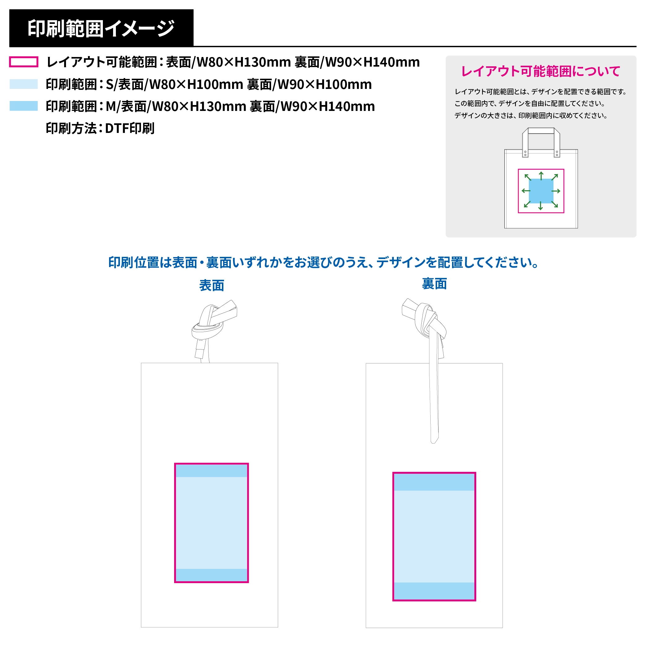 厚手コットンラッピング巾着(S)カラー