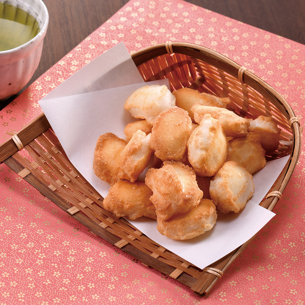 「感謝を込めて」明太子仕立て　焼き蟹おかき40g