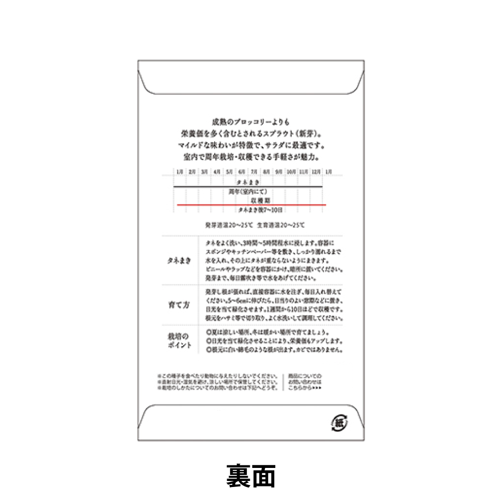 スプラウトの種子