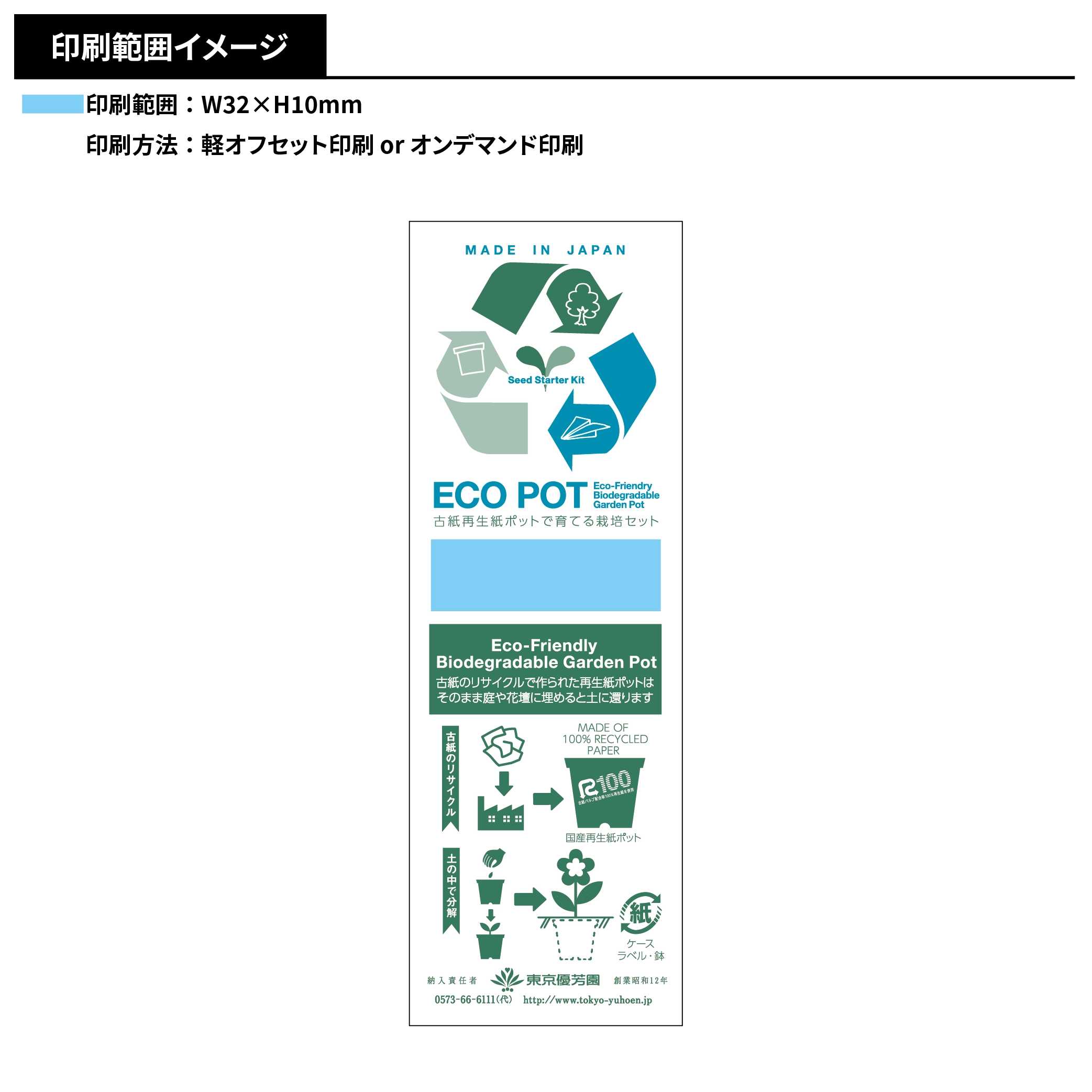 ECOポット栽培キット(S)