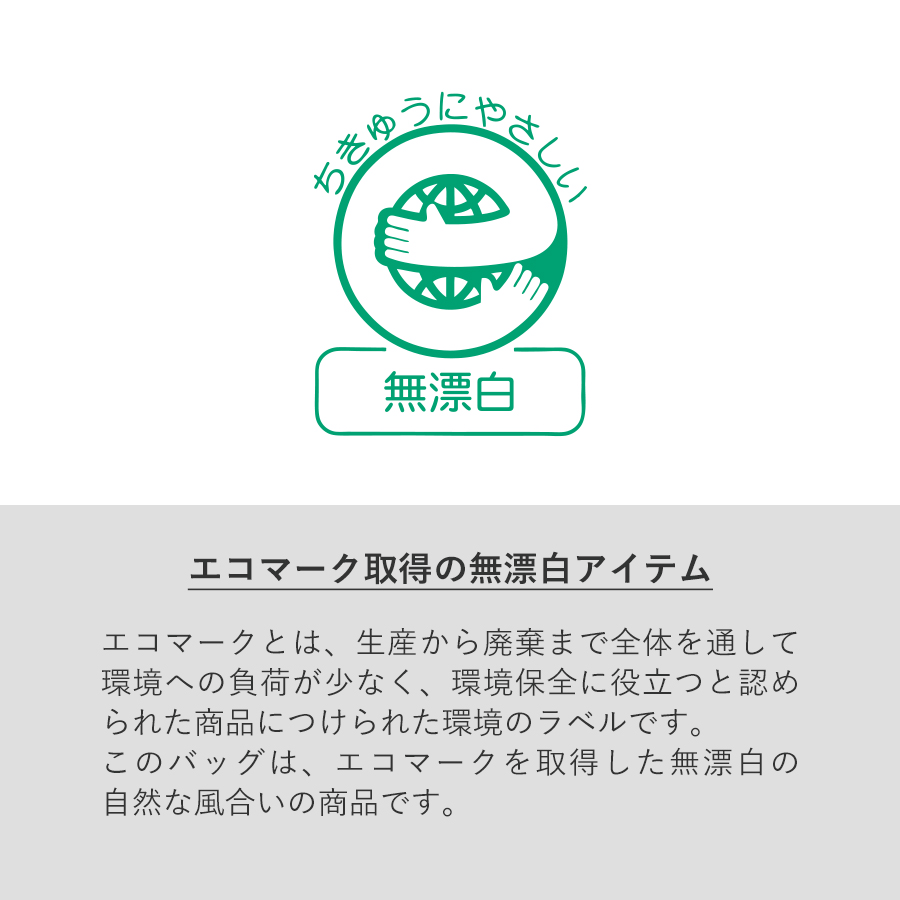 ライトキャンバスフラットバッグ(L)ナチュラル